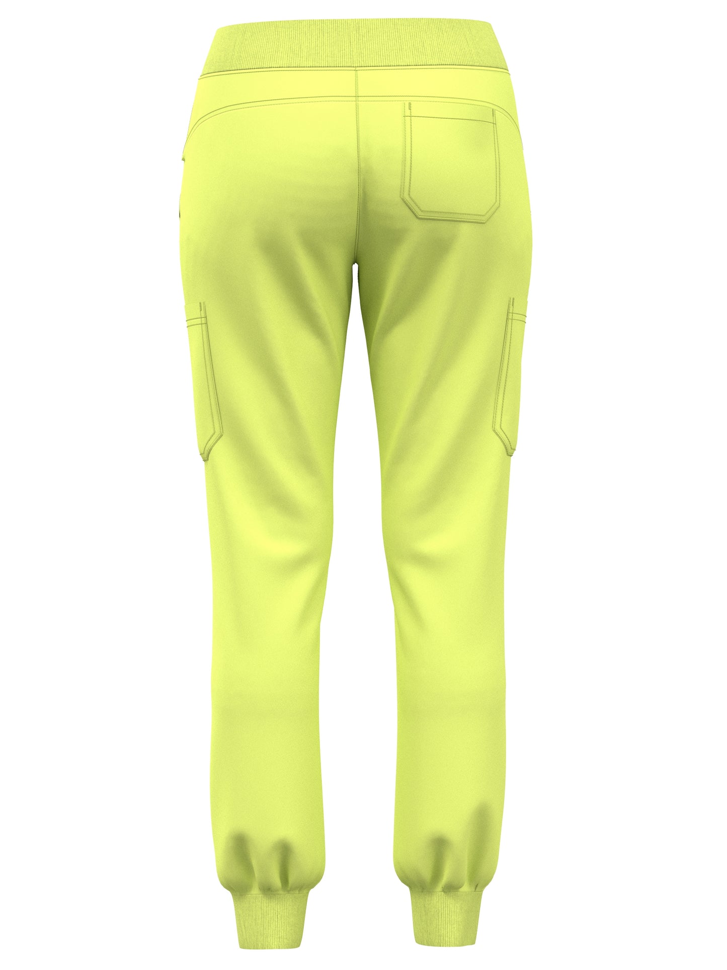 Scrub Pants for Women Jogger Pants with 5 Pockets Rib Waistaband Light Ultra Soft 4 Way Stretch 423