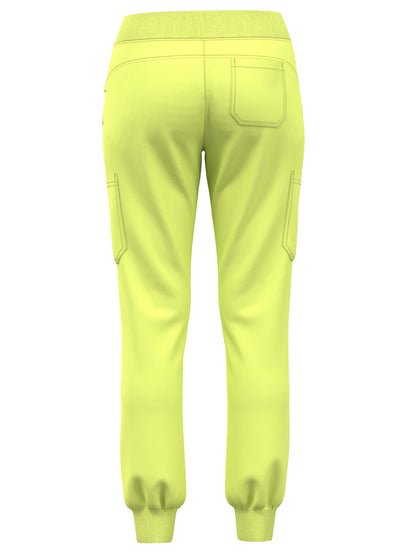 Scrub Pants for Women Jogger Pants with 5 Pockets Rib Waistaband Light Ultra Soft 4 Way Stretch 423