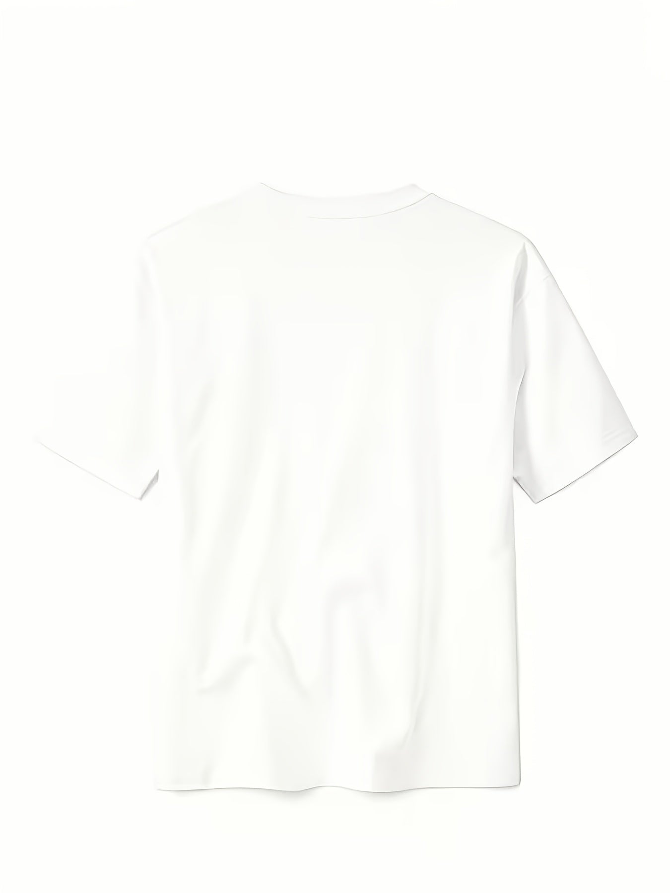 Men'S Stylish And Comfortable Custom Print T-Shirt with Round Neck And Short Sleeves, Blending Trendiness And Fashion, Plus Size