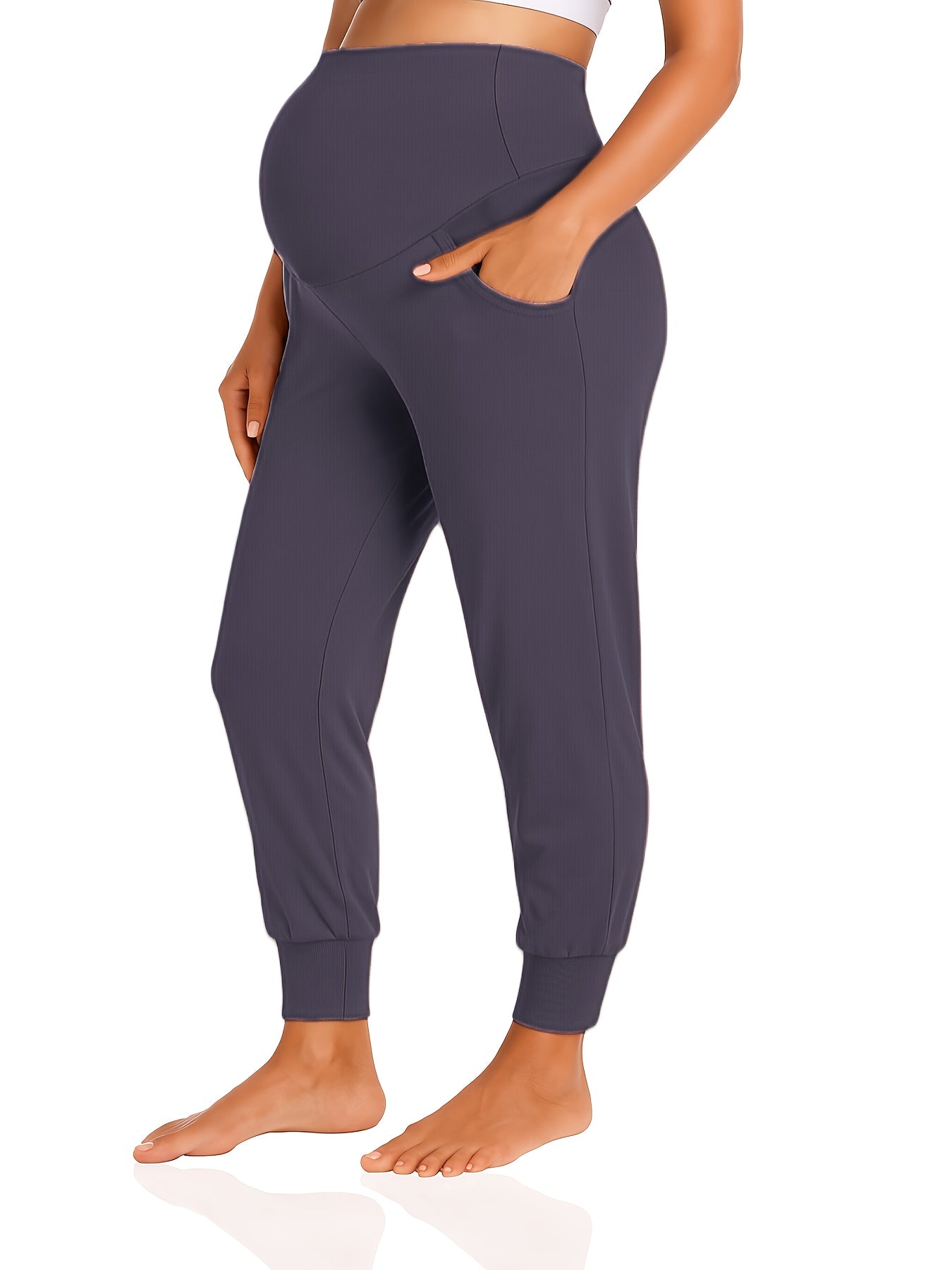 Maternity Women'S Casual Pants Stretchy Comfortable Lounge Pants