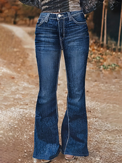Women's Black Denim High-Waist Slim-Fit Jeans - product view 6