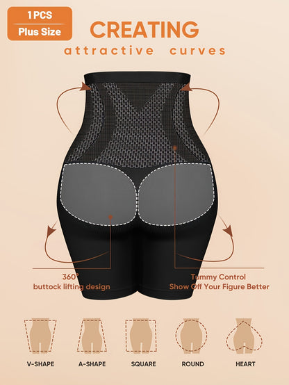 1 Pair of High Waist Shaping Underwear, Tummy Control Compression Underwear, Women'S Underwear And Body Shapewear