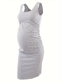 Gray Background With White Stripes
