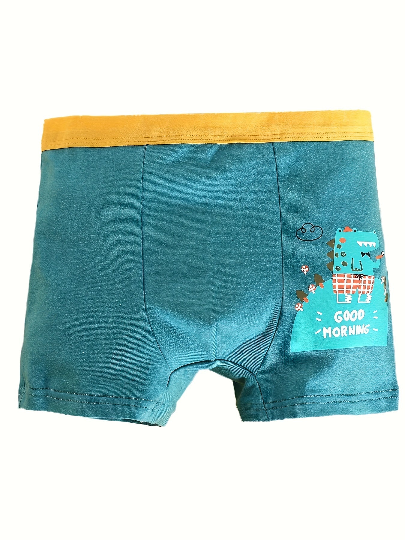 8pcs Boys Comfortable Cotton Boxer Briefs Set, Cute Cartoon Pattern Stretchy Shorts Set, Soft Breathable Youngsters Sports Underwear Underpants Clothes