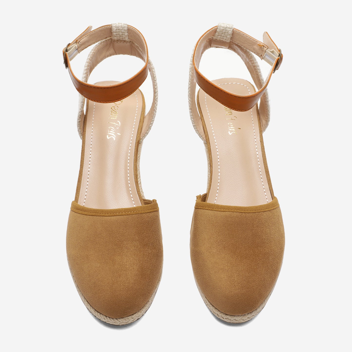 Women's Ankle Strap Closed Toe Espadrille Wedge Heels Sandals, Versatile and Stylish for weddings, shopping, dating, with wrap dresses, jeans, skirts, shorts, jumpsuits, for formal or casual occasions