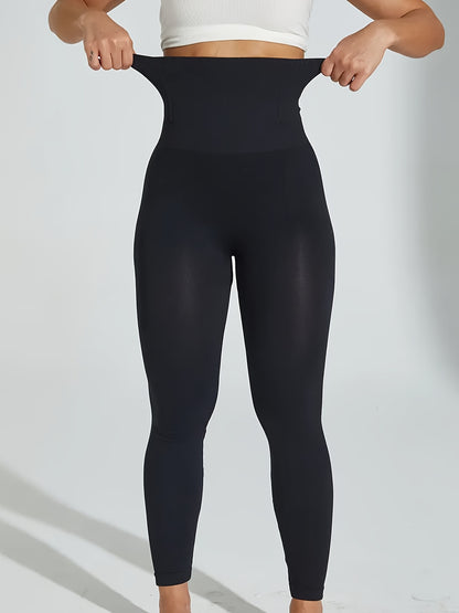 2 Pair of Women's High-waisted Shaping Pants with Great Elasticity That Helps Smooth and Shape the Waist and Abdomen, Making Them Look Flatter and Firmer. Commonly Worn in Daily Life or on Special Occasions.