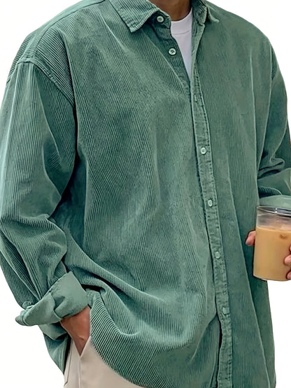 Men's Black Long-Sleeve Shirt - product view 34