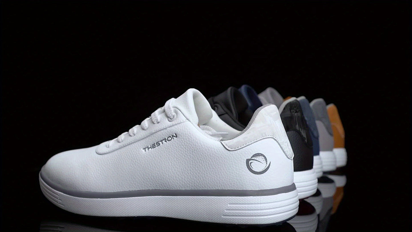 Sneakers, THESTRON Men's Golf Footwear - Non-Slip, Professional Training and Casual Wear, Durable TPU Sole, Lace-Up Closure, All-Season, Comfortable Fit, THESTRON
