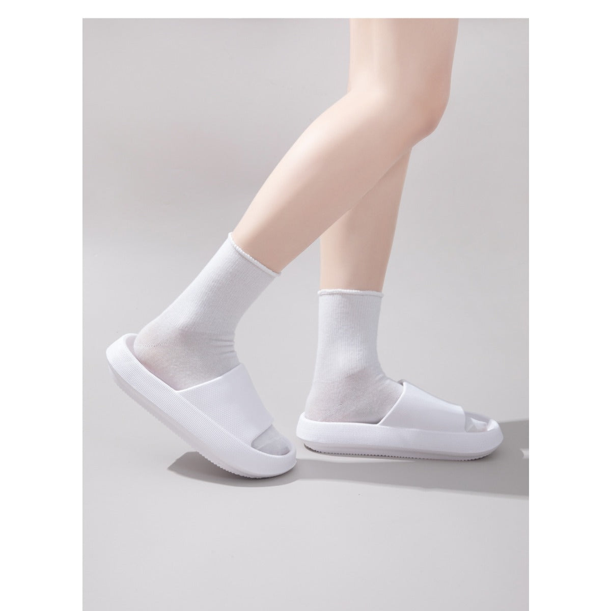 Men's and Women's Bathroom Indoor Slippers, Men's Quick-Dry Slippers, Arch Support Shower Shoes with Cushioned Soles