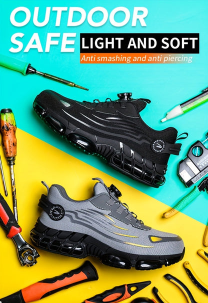 Unisex Work & Safety Shoes - Crush Resistant & Slip-On 610149