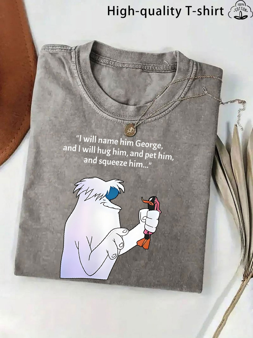 Men's Vintage T-Shirt - Round Neck Short Sleeve Travel Style