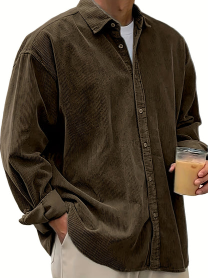 Men's Black Long-Sleeve Shirt - product view 38
