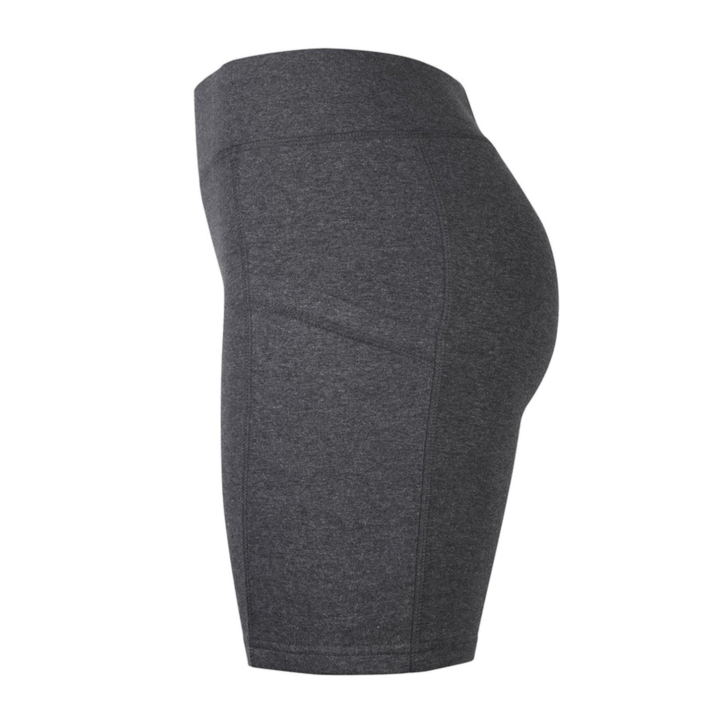 LADIES COTTON 15 INCH OUTSEAM SHORTS WITH POCKETS