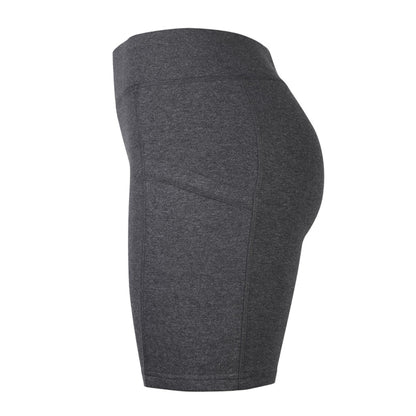 LADIES COTTON 15 INCH OUTSEAM SHORTS WITH POCKETS