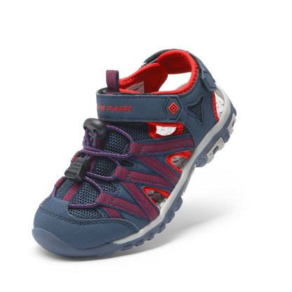 Boys Girls Closed-Toe Outdoor Summer Stylish and Comfortable Fashion Sandals Outdoor Walking Fashion Outdoor Shoes Little Kid/Big Kid Quick On and Off Suitable for Different Occasions