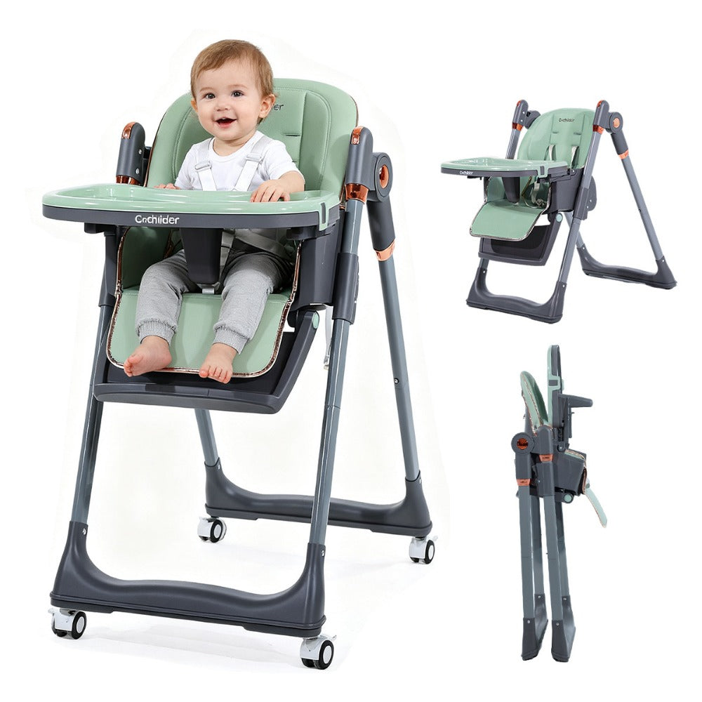 Baby High Chair - Foldable Adjustable Cochildor 3-in-1
