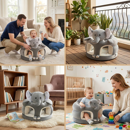 Baby Floor Seat - Sit Chair Cartoon Animals