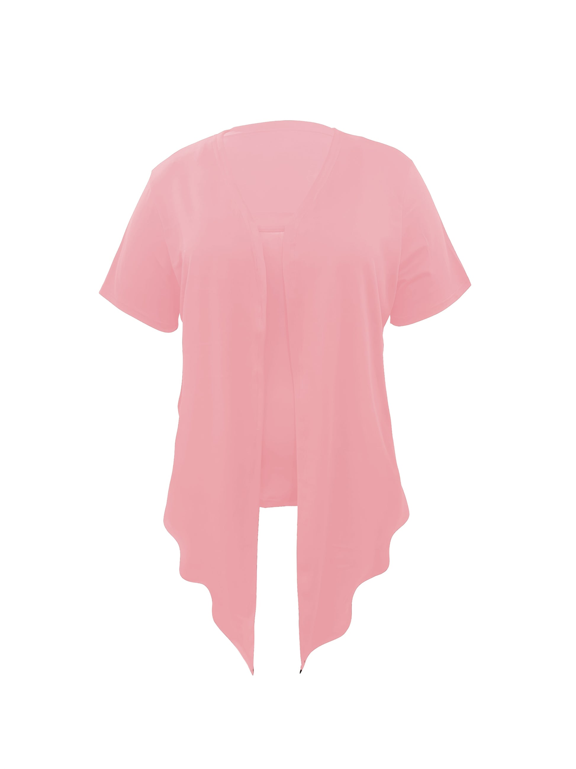Women's Black Polyester Short-Sleeve Jacket - product view 15