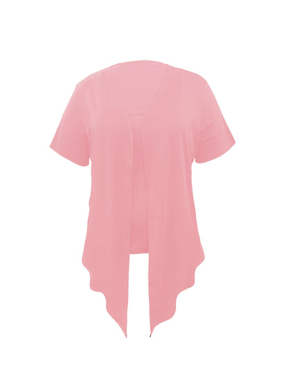 Women's Black Polyester Short-Sleeve Jacket - product view 15