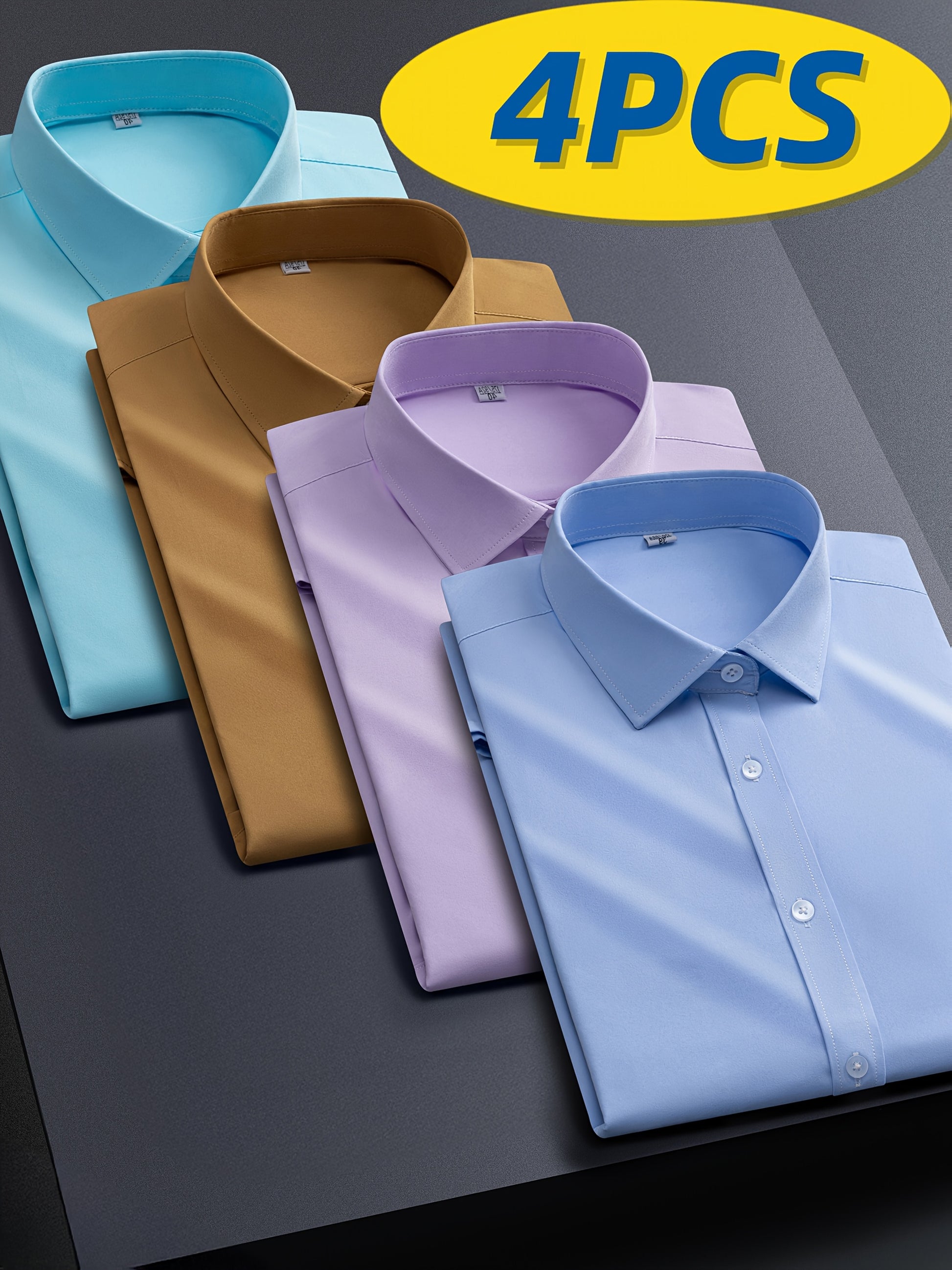 Men's BYZ Polyester Long-Sleeve Dress - product view 19