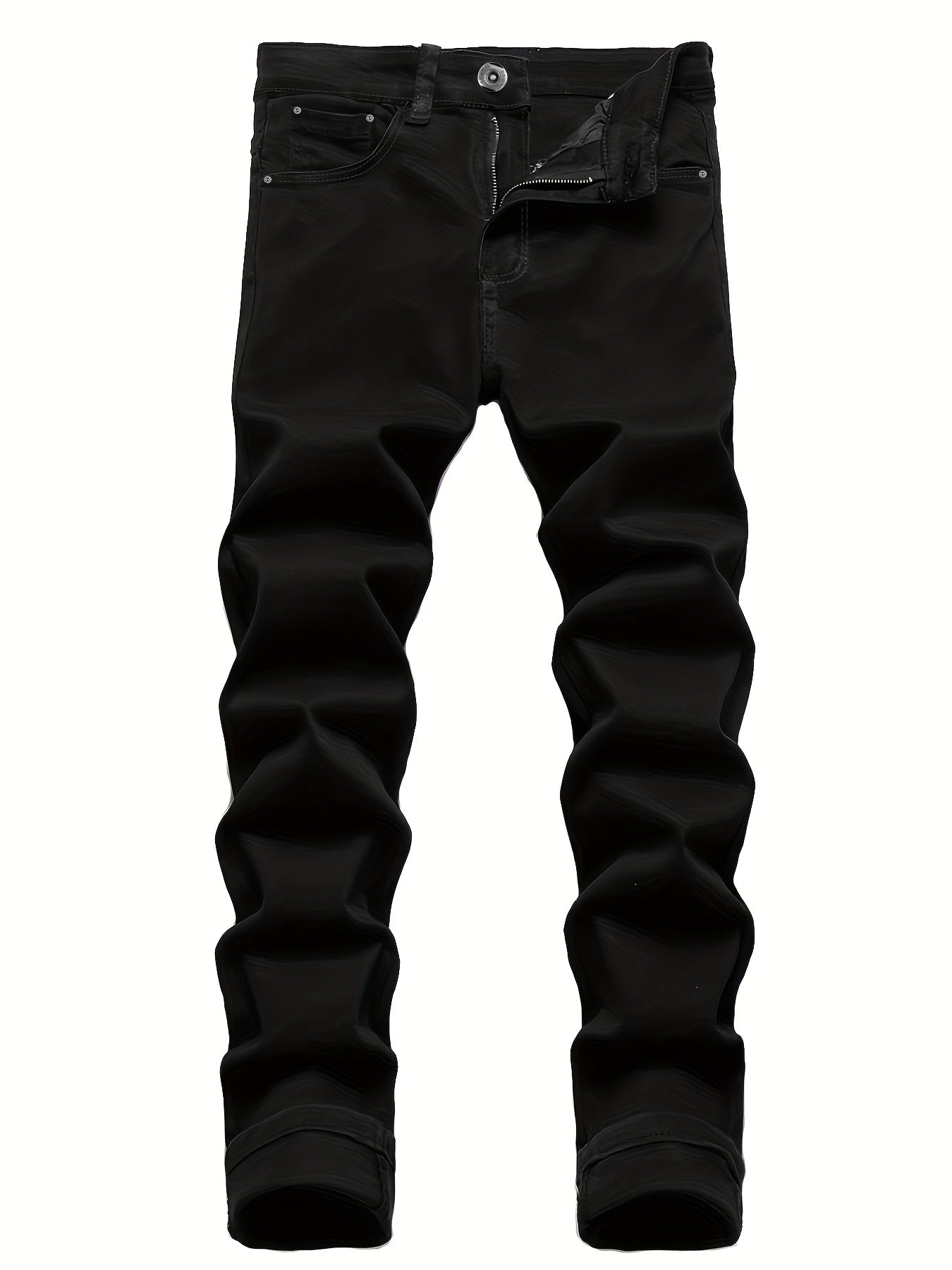 3-Pack Men's Slim Fit Jeans | Business Casual Trousers | Year-Round Versatile Pants | Gift
