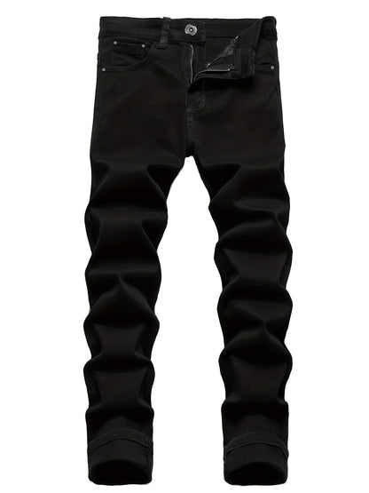 3-Pack Men's Slim Fit Jeans | Business Casual Trousers | Year-Round Versatile Pants | Gift