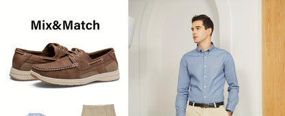 Men's Loafers & Slip-ons 3-Eye Boat Shoes Men Comfortable Casual Loafers for Men