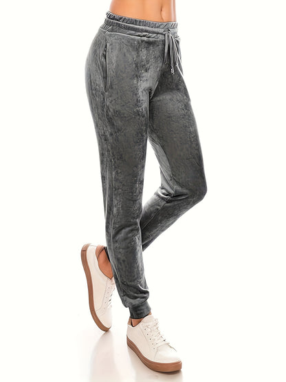BCCSK Casual Velvet Jogger For Women/ Super Soft Warm Winter Leggings Yoga Pants/ Women'S Clothings