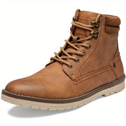Men's Chukka Boots Motorcycle Casual Hiking Boot for Men