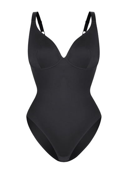 Shapewear Bodysuits for Women Tummy Control Body Suits Deep V Neck Corset Body Shaper Tops