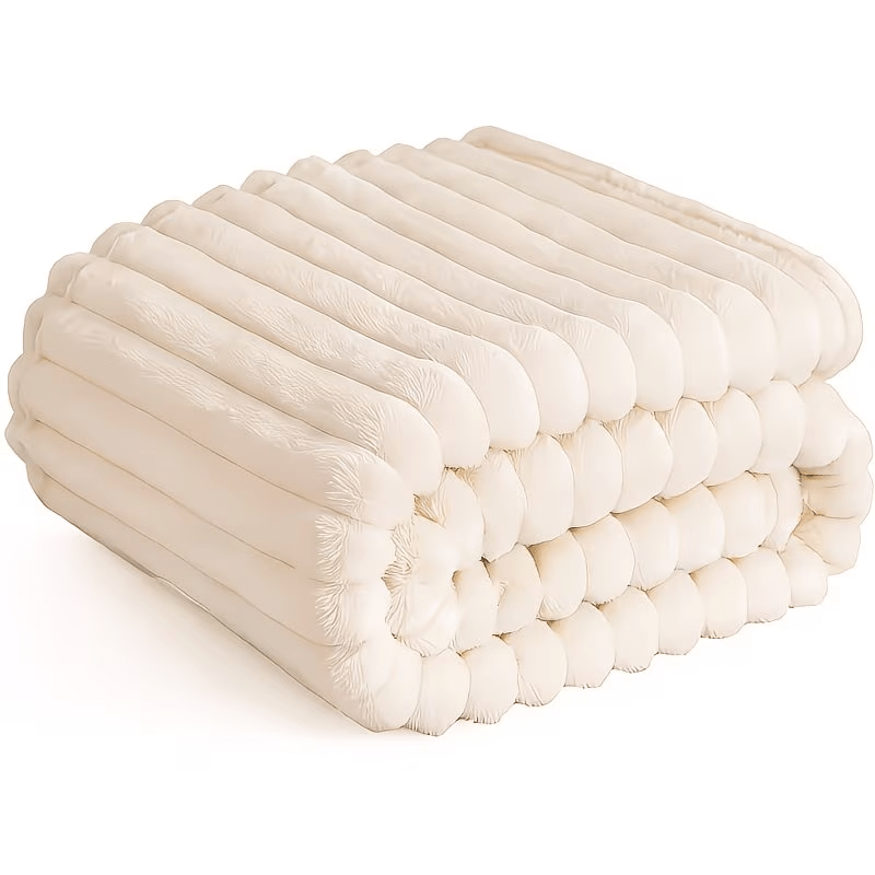 Luxury Plush Imitation Rabbit Fur Blanket - Ultra-Soft, Lightweight, Material Safety Kids Blanket, Multi-Color, Ideal for Bedcouch, Travel, Camping, Homegoods, Cozyvibes, Room, Best Gifts for Easter Sunday And Mother'S Day
