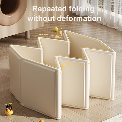1pc Portable Collapsible Bathtub With Non-Slip Base - Durable, Easy To Store, Odor Free - Perfect For Small Spaces, Travel And Holiday Gifts - Bathroom Essentials