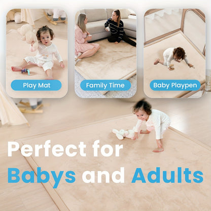 Baby Play Mat - Non-Slip Soft Extra Large