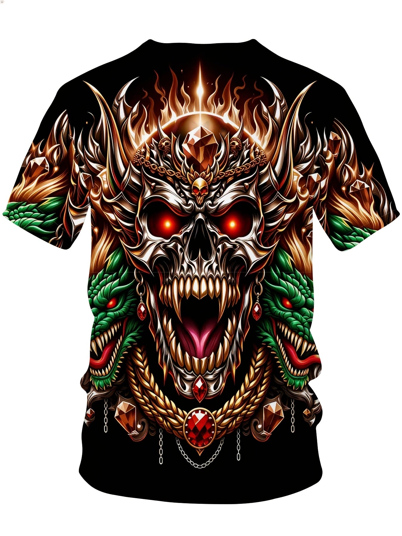 Men's Multicolor Printed Graphic T-Shirt - product view 20
