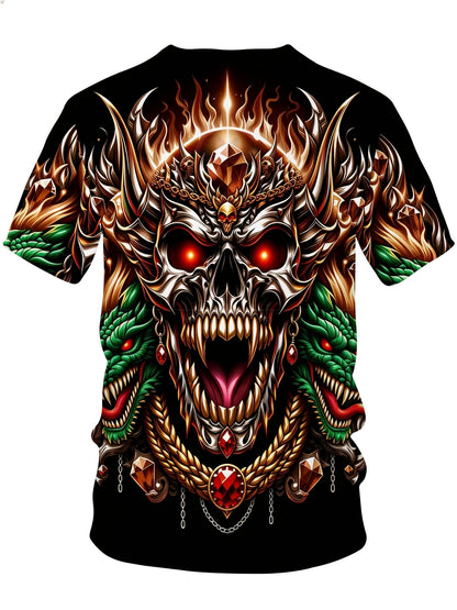 Men's Multicolor Printed Graphic T-Shirt - product view 20