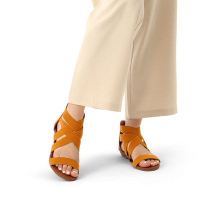 Womens Sandals, Simple Design, Women's Elastic Ankle Strap Low Wedges Sandals, Easy Slip-On, Suitable for Summer Vacation, Dating, Parties, Walking, Comfotrable