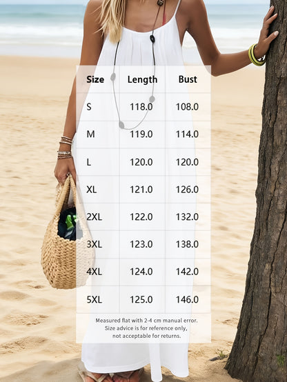 Spring And Summer New Women'S Halter Coat, Backless Loose Home Wear Dress, Multiple Colors Available