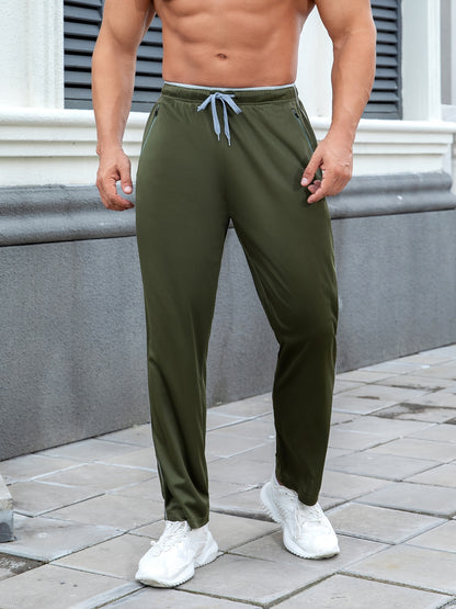 3Pack Men'S Lightweight Sweatpants With Pockets Open Bottom Athletic Pants For Workout, Jogging, Gym, Running, Training