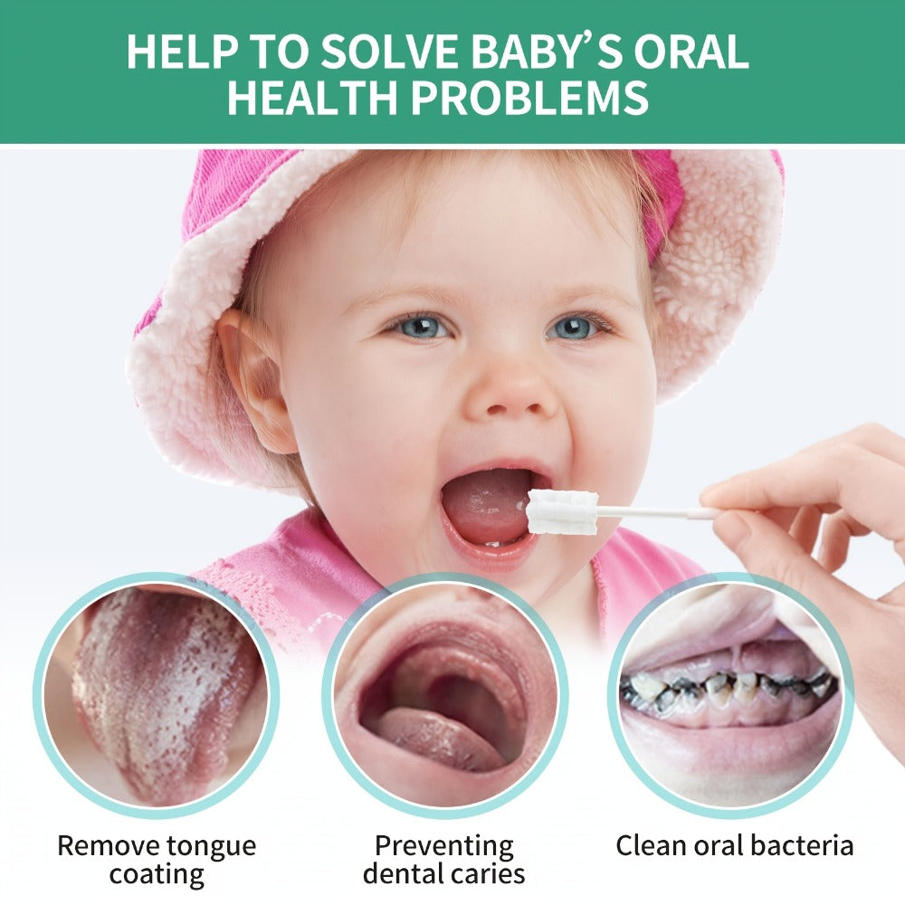 Baby Oral Care - 48-pcs Tongue Cleaner Toothbrush