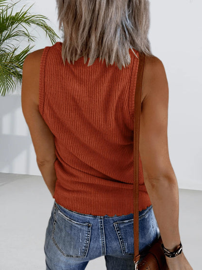 Casual Tees for Everyday Wear, Featuring Solid Color Vests with a Round Neck, Perfect for Spring And Summer