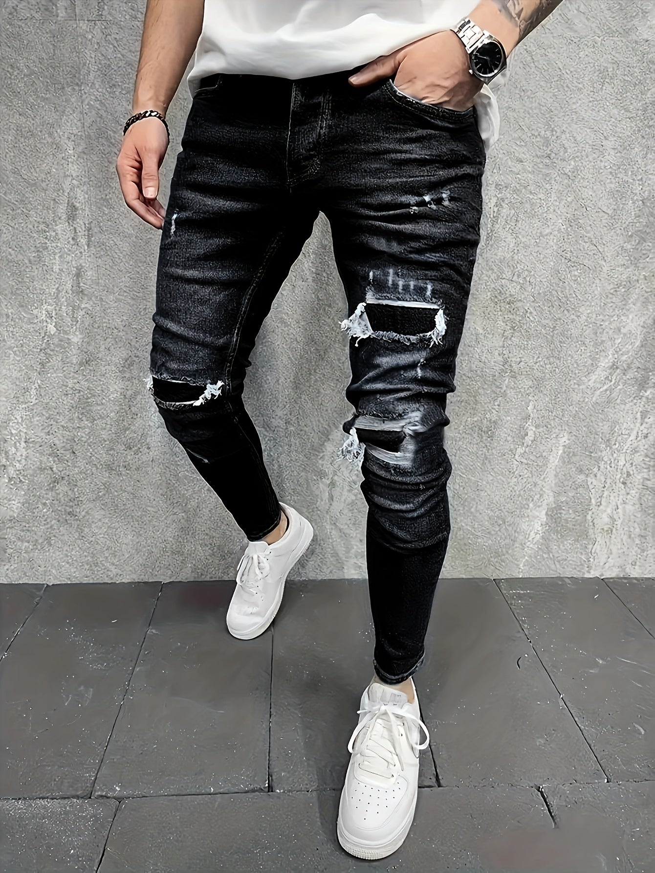 Men's Four-season Casual, Outdoor, Dating, Work, Business, Mature And Comfortable Jeans