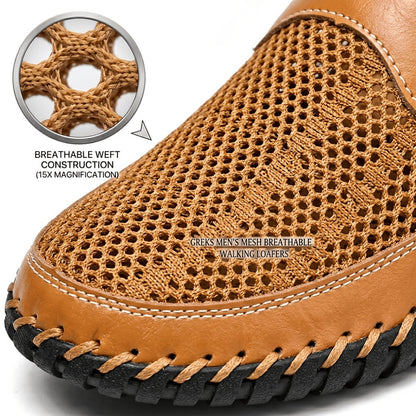 Men's Loafers & Flats - Breathable Mesh Slip-On for Outdoor & Travel 949029