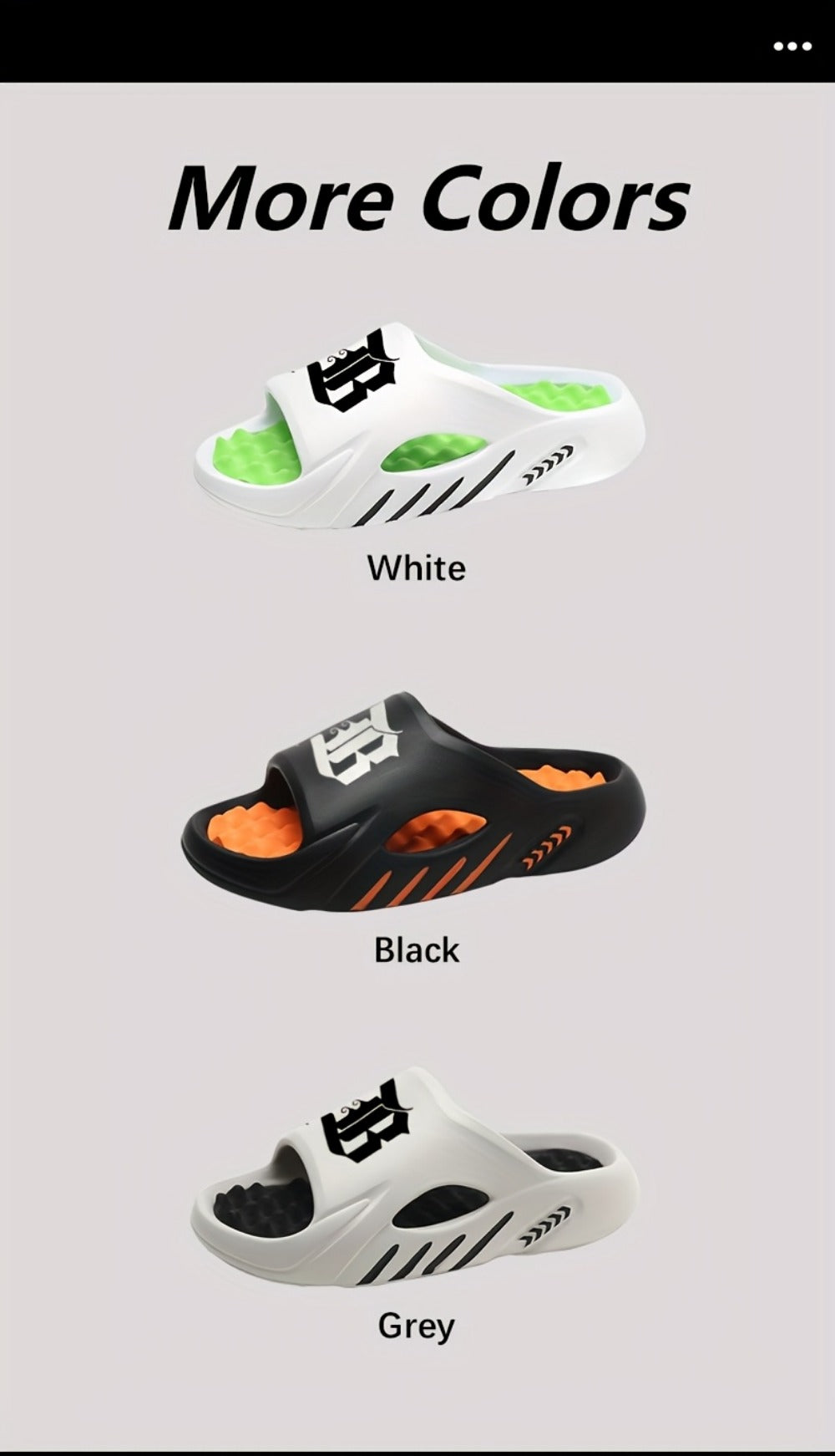 Men's Slippers - Non-Slip Sole
