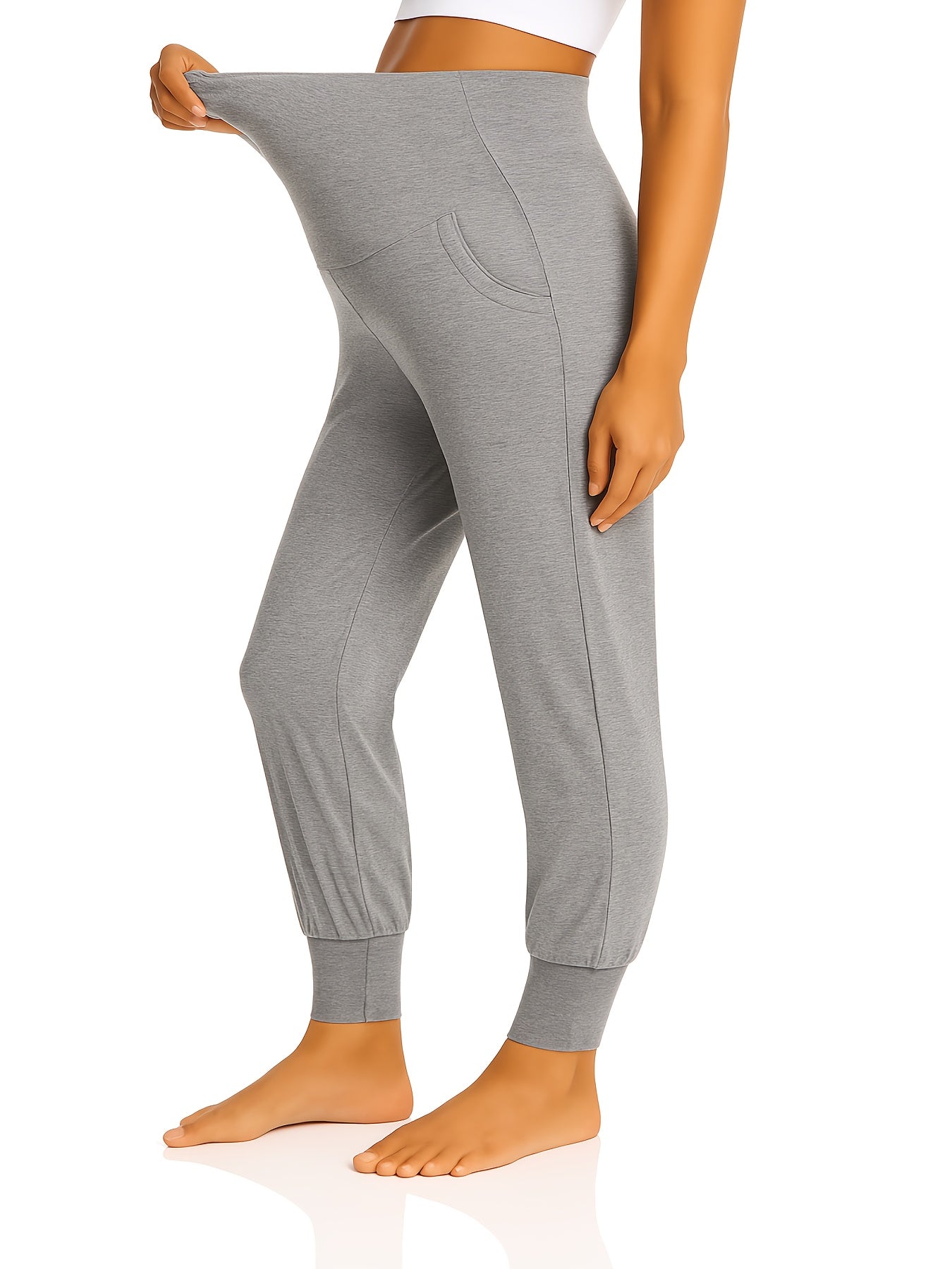 Maternity Women'S Casual Pants Stretchy Comfortable Lounge Pants