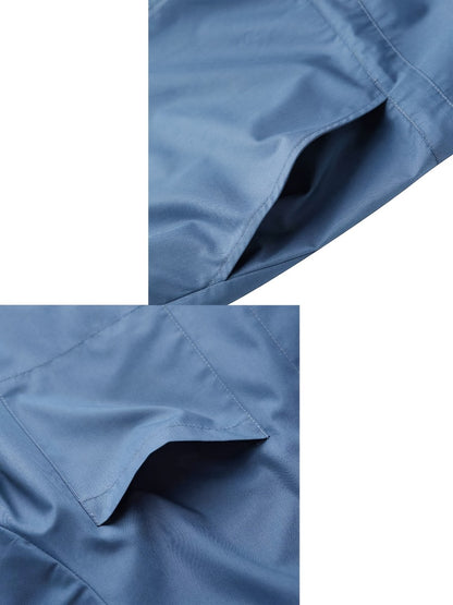 Men's Hooded Coveralls - Full-Zip One-Piece Design Style 8709