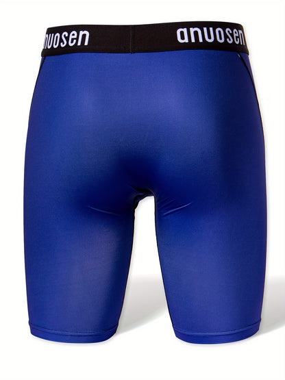 I LOVE MY WIFE Print Men's Trendy Underwear - Casual Sports Fitness Boxer Trunks, Breathable Comfy Quick Drying Stretchy Long Boxer Briefs Shorts - For Men - Suitable for Everyday Wear & Sports - Perfect Valentine's Day Gift for Husband