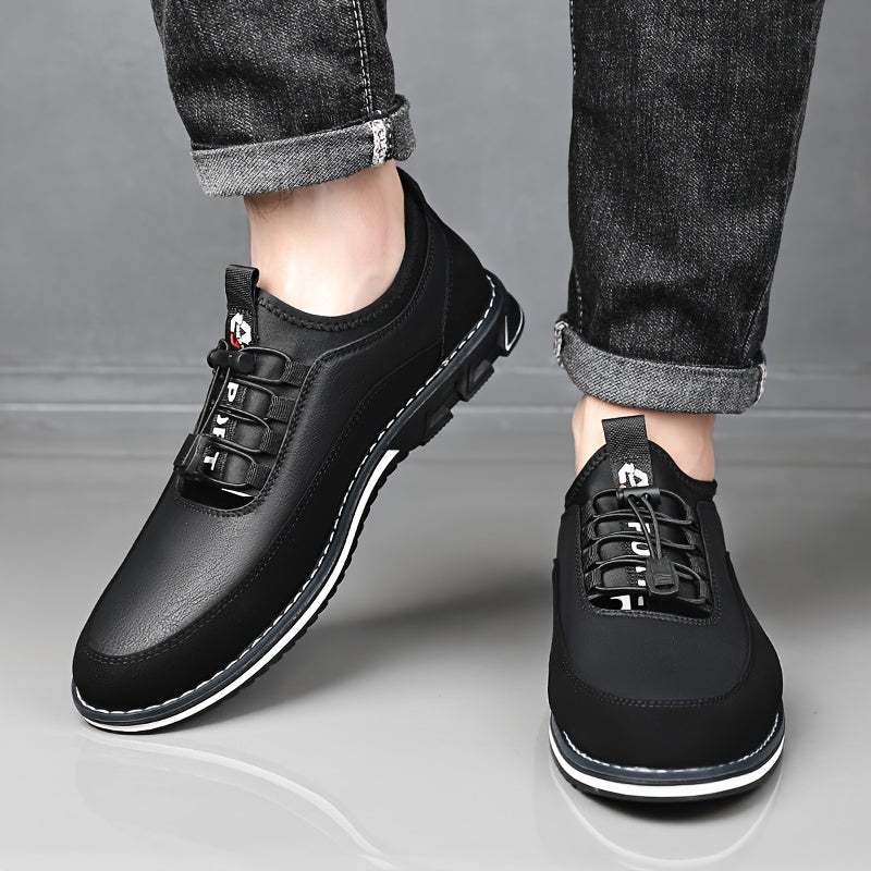 Men'S Plus Size Light Luxury Comfortable Business Casual Shoes, Trendy And Fashionable Wear-Resistant Rubber Sole Men'S Shoes 10598