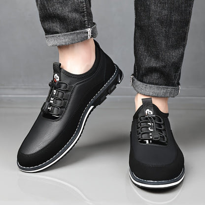 Men'S Plus Size Light Luxury Comfortable Business Casual Shoes, Trendy And Fashionable Wear-Resistant Rubber Sole Men'S Shoes 10598