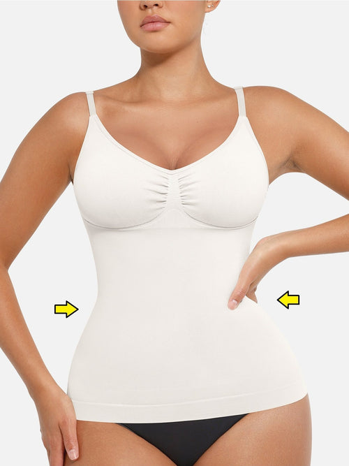 Womens Shapewear Tank Top Tummy Control Compression Cami Tanks Slimming Camisole Tops Shaping Shaper
