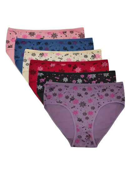 Women's 18-Pack Mid-Rise Seamless Briefs - Leopard Print Everyday Comfort